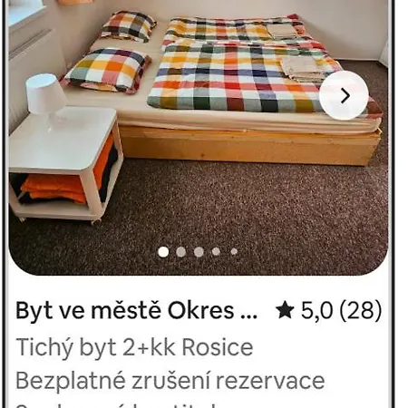Appartamento Tichy Rosice, Parkoviste, Postele Manzelske Nebo Oddelene *